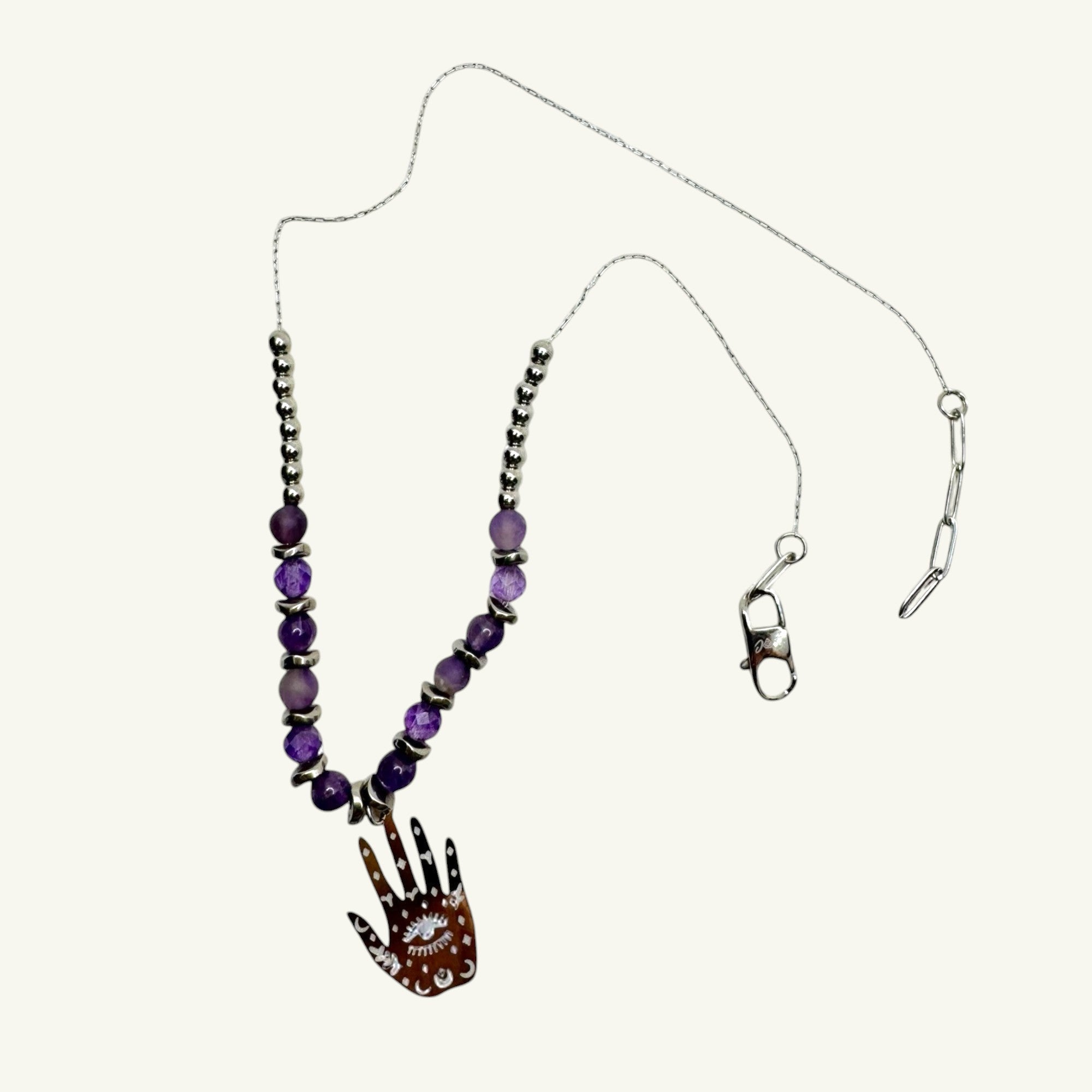 collana ametista Sharifa Crystals
