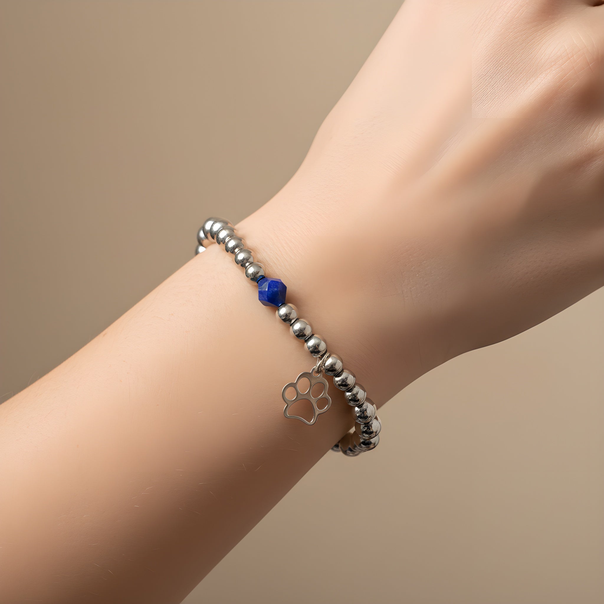 bracciale lapis regolabile donna charm zampa sharifacrystals