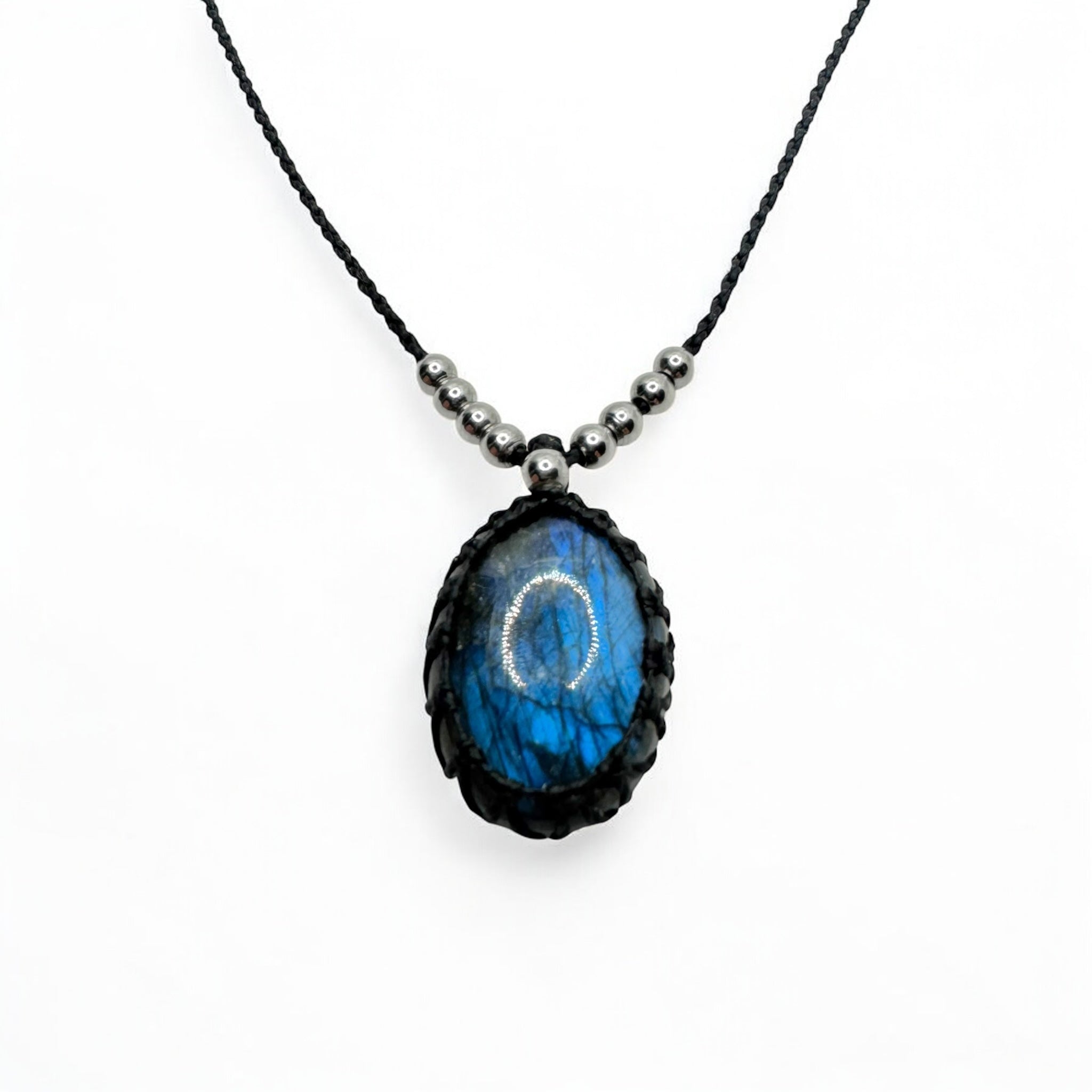 Collana labradorite 24x19 Sharifa Crystals