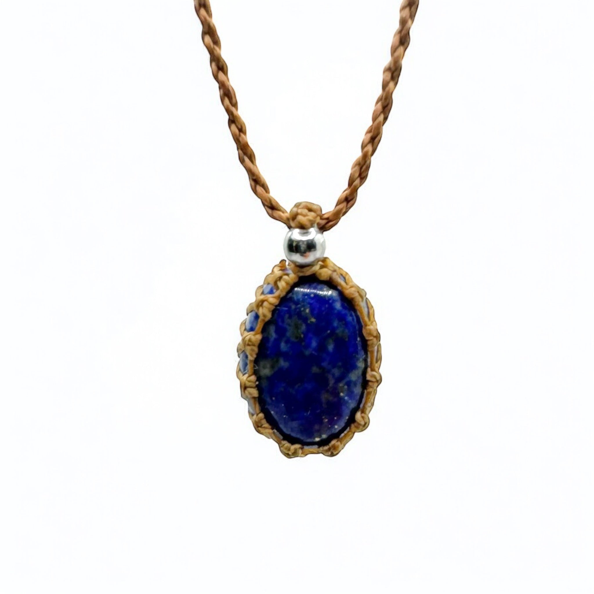 Collana lapislazzuli 16x12 Sharifa Crystals