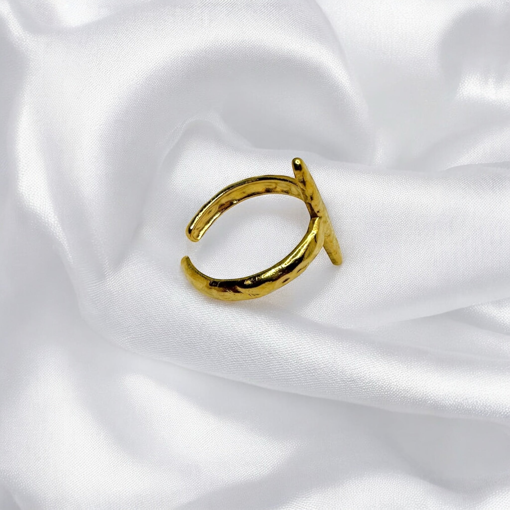 Anello orion gold regolabile Sharifa Crystals